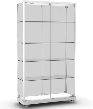 Msc 5073 Full Led Portable Display Cabinets Glass Cabinets
