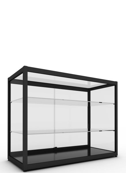 Msc 31 Glass Showcase With Led, Lighted Glass Countertop Display Case